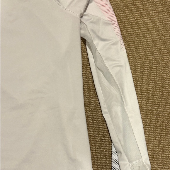 Lucky in Love White Long Sleeve Top with Gradient Accents - Picture 2 of 4